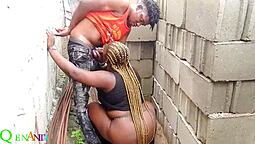 Big black cock gets chubby ass
