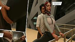 Huge cocked MILF teaches private ballet lesson in 3D