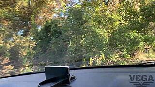 Four Foresters' Cocks Rescue Lonely Widow's Ass and Pussy in Woods!