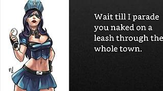 faygrey caitlyn's sissified pet bitch endures femdom joi cei bondage humiliation and assplay