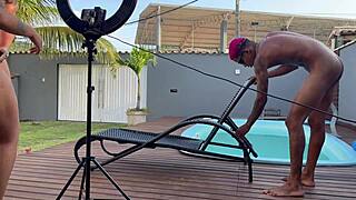 relax baby it won't hurt just a little in your tight brazilian ass then all in