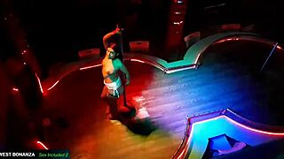 latina coworker strips topless, dances in heels then deepthroats cock after pussy lick