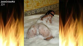 Dude this romanian slut flashes her tight wet pussy poolside at rio hotel