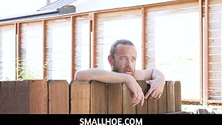 lily glee the petite pornstar craves her fitness instructor's huge cock