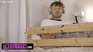 Hotel Encounter Turns Playful with Sneakers and Thong Tease