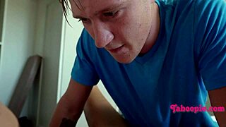 PETITE STEP SIS Shows BROTHER Erotica Vs Real PORN Action!