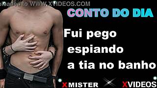 ever get caught spying on your aunt in the shower like in this steamy erotic tale?