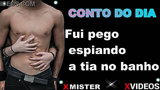 ever get caught spying on your aunt in the shower like in this steamy erotic tale?