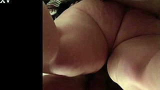 Extreme dildo stretches wife's pussy gaping for ruined cum with husband