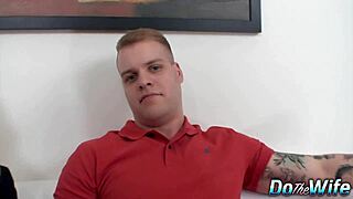 Want to see your lustful blonde wife nataly show old cuckold husband how she gulps down cum in her mouth?