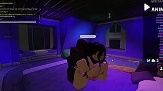 she begged for bbc to wreck her guts like in roblox studio 💦😈