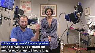 rebel wyatt backstage spreads pierced tits shaved pussy in latex gloves