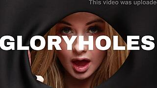 nurse bent over railed deep then gulps hot load