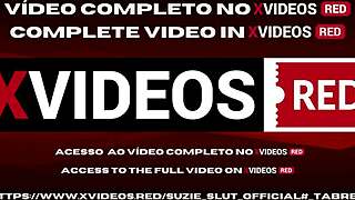 Suzie slut bends for Cruz Fox's monster cock anal in the bedroom, total brazilian milf frenzy