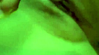 beautiful latina masturbates with dildo before clubbing and cums hard solo