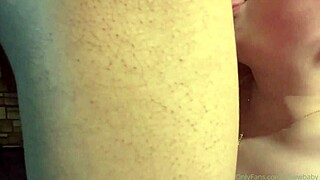 Hot Curvy Stepsis Big Hangers Blowjob Ends With Sticky Cumshot Between Tits