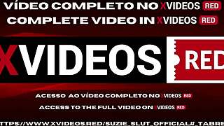 Suzie slut bends for Cruz Fox's monster cock anal in the bedroom, total brazilian milf frenzy