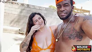 Cougar Josie Jaxxon Gets Pounded HARD BY THE POOL By Big-Dicked Rome Major