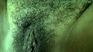 stepmom wears dirty panties while stepson cums on her hairy pussy 😈