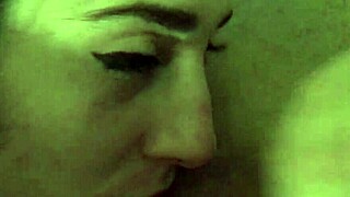 She Sucks Cock Like It's Her First Time Teasing With Deepthroat Rimjob