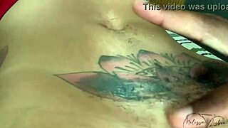 redhead milf wife bends over for stepson's big black cock after shaving