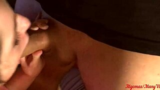She Sucks Cock Like It's Her First Time Teasing With Deepthroat Rimjob