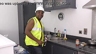 Rose Skies devours plumber's massive BBC pounding her slutty holes relentlessly in wild interracial frenzy