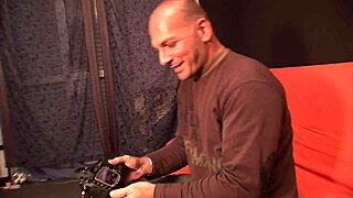 a photo shoot turns into big italian cock pounding this big tit milf's wet pussy