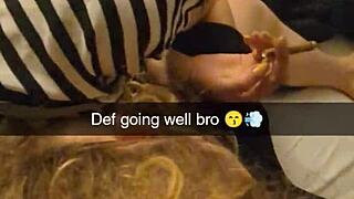 first tinder date? ex's buddy fucks milf richelle rough on snapchat