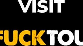 Hear brunette babe scream as I drill her doggy POV