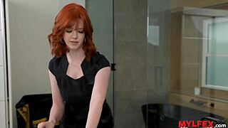 Oh yeah! This luxurious redhead milf in fishnets finally gets her tight ass punished with deep anal riding!