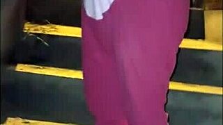 curvy blonde milf in halloween costume strips teases then gets fucked hard homemade