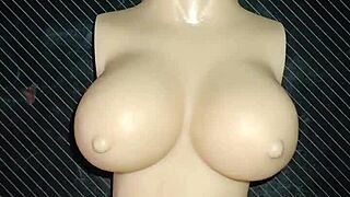 dolly screams as i stretch her tiny vagina despite pain!