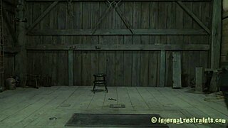 that gagged beauty bound tight gets her clit rubbed hard while fucked