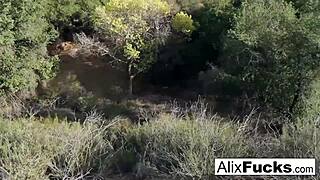 Alix and Sarah Ravish Satanic Monster from Hills in Wild Fuck