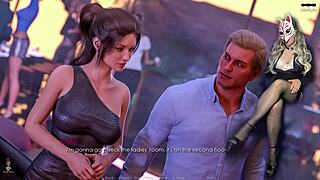 Kate's See-Through Skirt No Panties Upskirt Thrill in Night Club