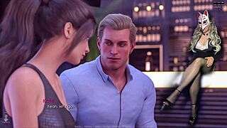 Kate's See-Through Skirt No Panties Upskirt Thrill in Night Club