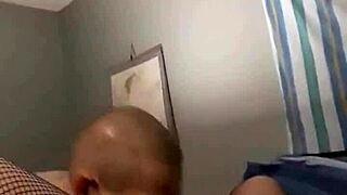 hoss gobbles midnightrose's lingerie tease with hungry licks and toy play