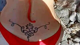 teresa jones verifies with outdoor blowjob as horny milf prostitute