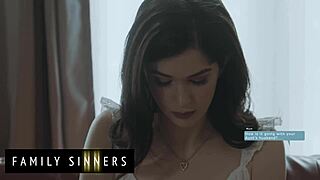 Scheming babe tempts step-uncle with seductive moves over family estate control