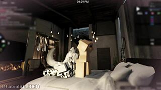 oh man she's back after a month for more fun sex n blowjobs with her follower part 1 2