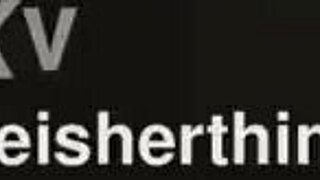 sexy mistress straps on and fucks bound slave doggystyle in cage