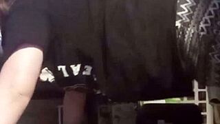 Huge Ass Workout Turns into Tit Play Anal Masturbation Frenzy!