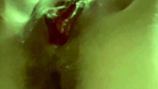 Amateur shaved pussy closeup 174 days post virginity loss