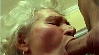 Step grandma whore's big tits bounce in hardcore blowjob and fucking scene 1