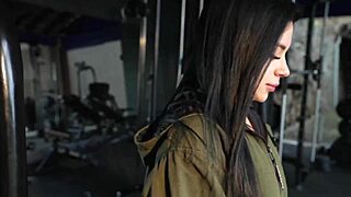 Gym studs spot me training and crave my tight body now.