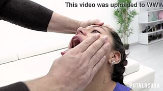 putalocura destroys sexy colombian culona lorena s's throat with deep blowjob and cum