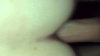 blonde teen girlfriend bends for rough pov doggy pounding and hot cumshot