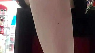 Stepsister Tries On Sexy Shoes After Workout Flashing Dirty Feet and Damp Panties in Store