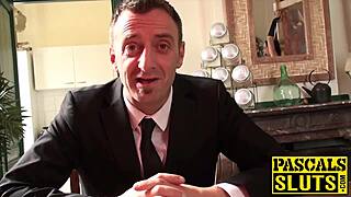 Big Tits Babe Endures Brutal Maledom Slave Pounding